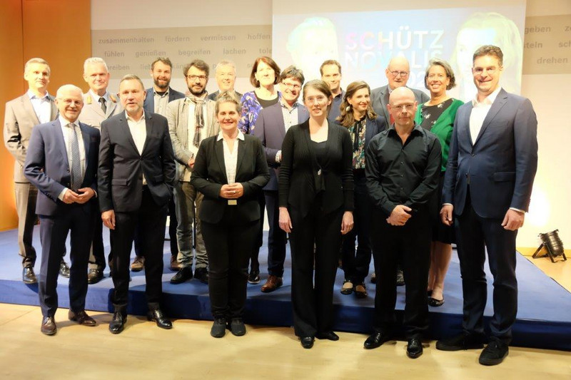 Weißenfels-Abend in der Landesvertretung mit Gästen Gruppenfoto mit Gästen