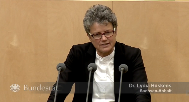 Im Bundesrat: Ministerin Dr. Lydia Hüskens
