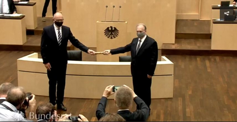 Staffelübergabe im Bundesrat